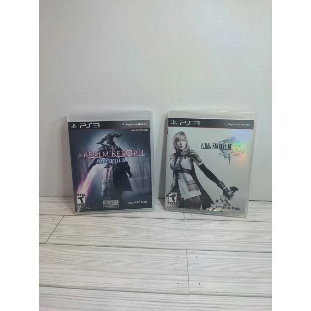 Final Fantasy XIII PS3 Sony PlayStation And A Realm Reborn Tested Working